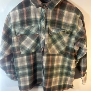 Plaid Arizona Jeans Flannel Shirt for women